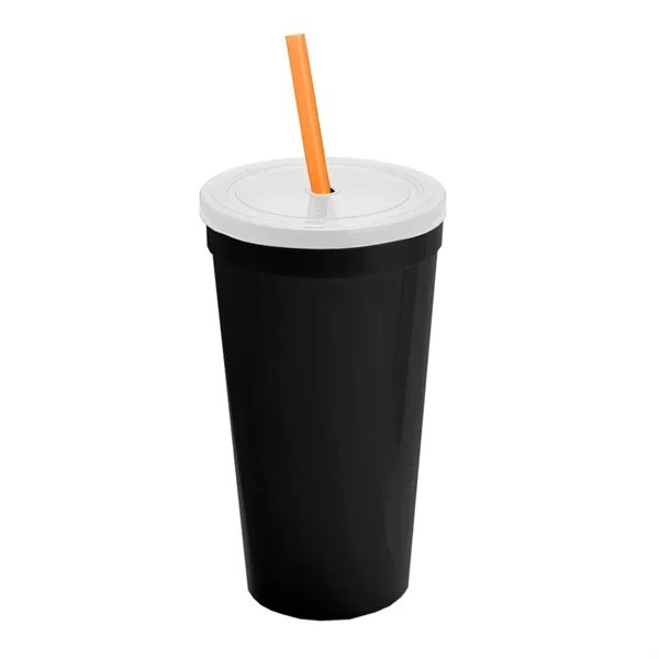 24 Oz. Stadium Cup With Straw And Lid... from ASI 40480 Koozie Group