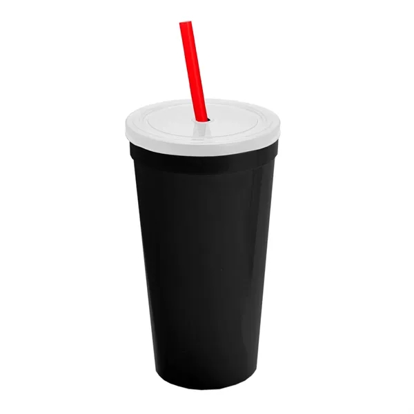 24 Oz. Stadium Cup With Straw And Lid... from ASI 40480 Koozie Group