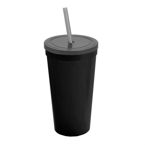 24 Oz. Stadium Cup With Straw And Lid... from ASI 40480 Koozie Group