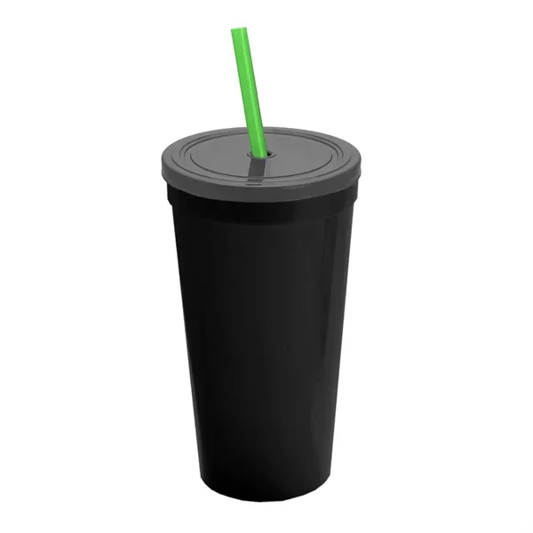 24 Oz. Stadium Cup With Straw And Lid... from ASI 40480 Koozie Group