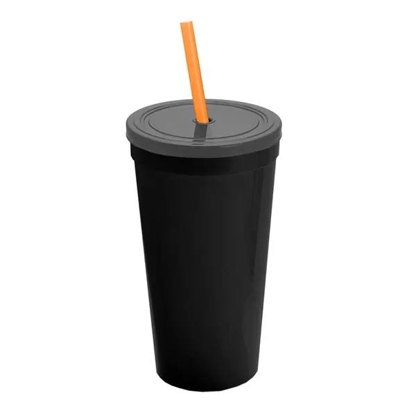 24 Oz. Stadium Cup With Straw And Lid... from ASI 40480 Koozie Group