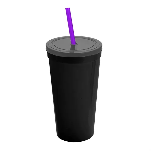 24 Oz. Stadium Cup With Straw And Lid... from ASI 40480 Koozie Group