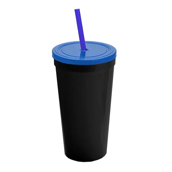 24 Oz. Stadium Cup With Straw And Lid... from ASI 40480 Koozie Group