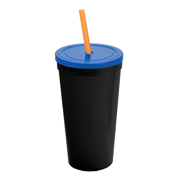 24 Oz. Stadium Cup With Straw And Lid... from ASI 40480 Koozie Group