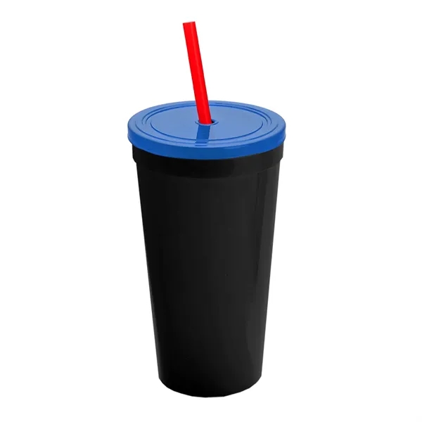 24 Oz. Stadium Cup With Straw And Lid... from ASI 40480 Koozie Group
