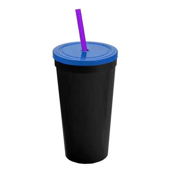 24 Oz. Stadium Cup With Straw And Lid... from ASI 40480 Koozie Group