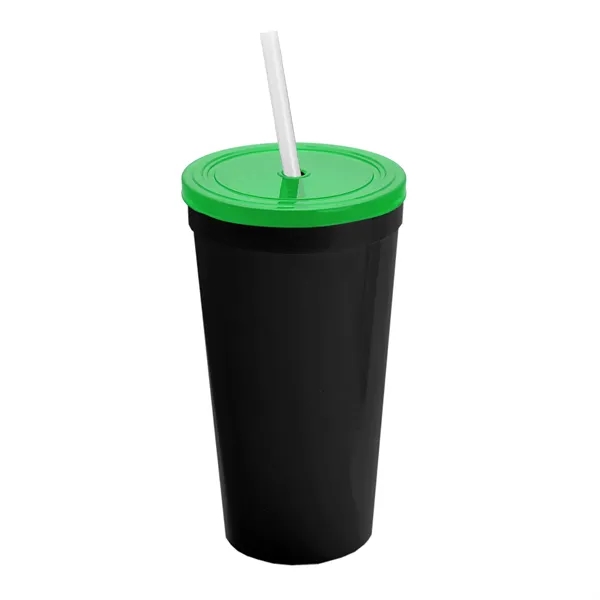 24 Oz. Stadium Cup With Straw And Lid... from ASI 40480 Koozie Group