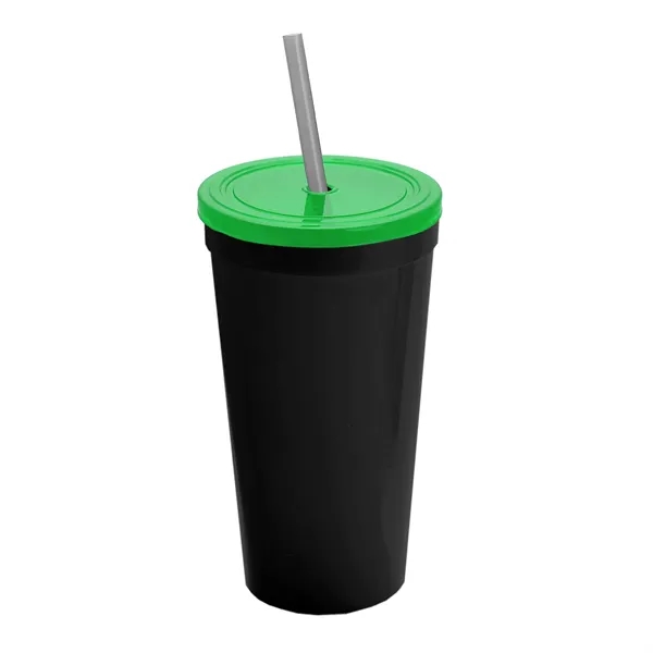 24 Oz. Stadium Cup With Straw And Lid... from ASI 40480 Koozie Group