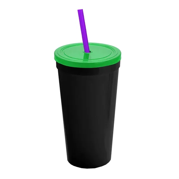 24 Oz. Stadium Cup With Straw And Lid... from ASI 40480 Koozie Group