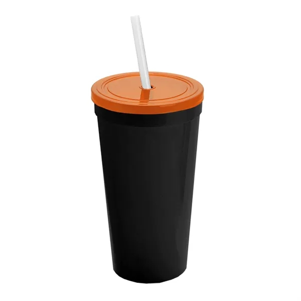 24 Oz. Stadium Cup With Straw And Lid... from ASI 40480 Koozie Group