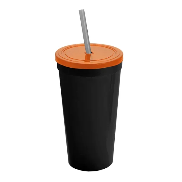 24 Oz. Stadium Cup With Straw And Lid... from ASI 40480 Koozie Group
