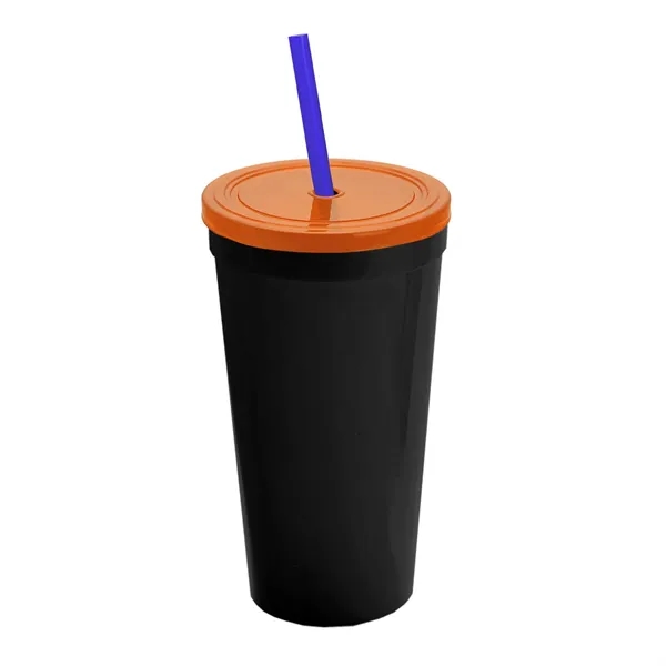 24 Oz. Stadium Cup With Straw And Lid... from ASI 40480 Koozie Group