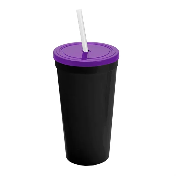 24 Oz. Stadium Cup With Straw And Lid... from ASI 40480 Koozie Group
