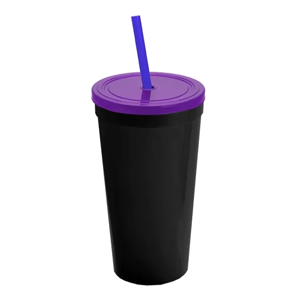 24 Oz. Stadium Cup With Straw And Lid... from ASI 40480 Koozie Group