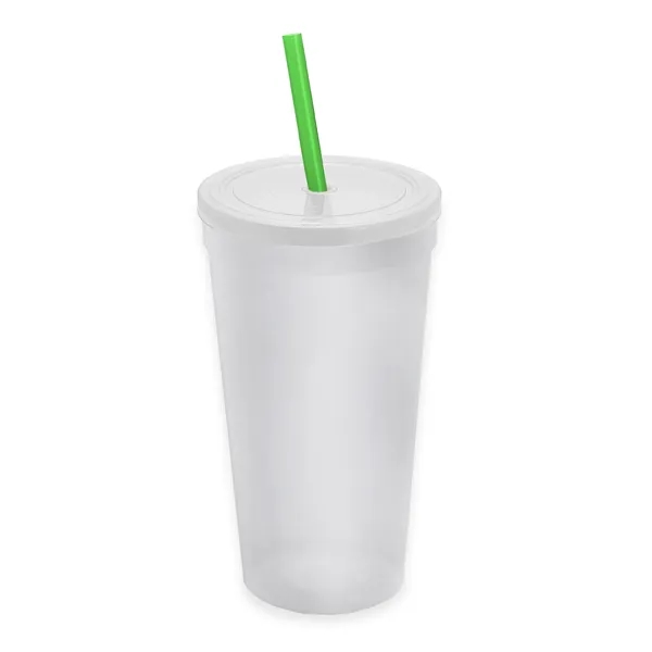 24 Oz. Stadium Cup With Straw And Lid... from ASI 40480 Koozie Group