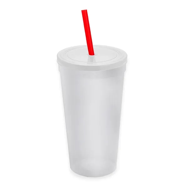 24 Oz. Stadium Cup With Straw And Lid... from ASI 40480 Koozie Group