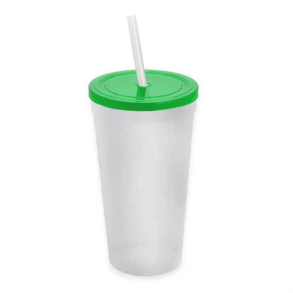 24 Oz. Stadium Cup With Straw And Lid... from ASI 40480 Koozie Group