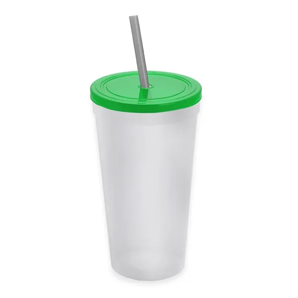 24 Oz. Stadium Cup With Straw And Lid... from ASI 40480 Koozie Group