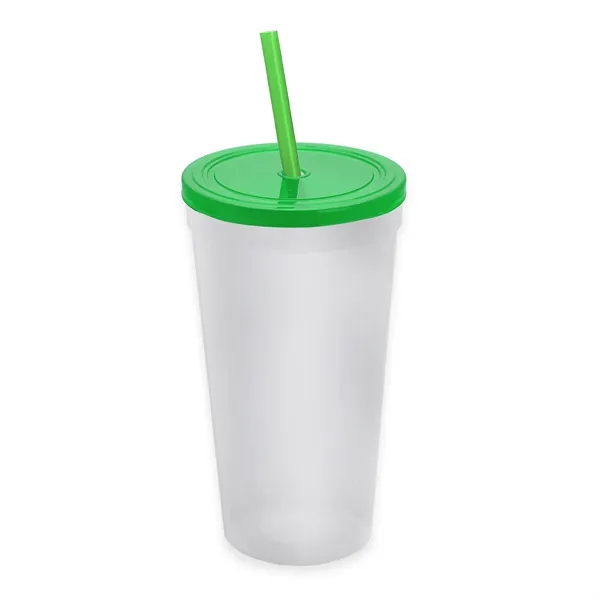 24 Oz. Stadium Cup With Straw And Lid... from ASI 40480 Koozie Group
