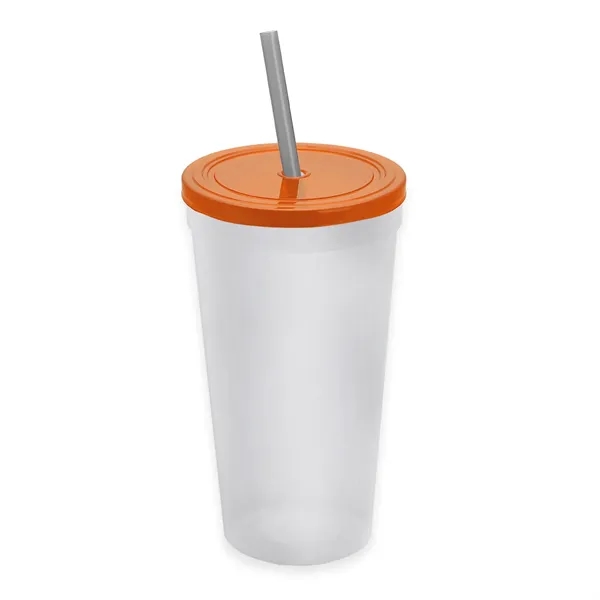 24 Oz. Stadium Cup With Straw And Lid... from ASI 40480 Koozie Group