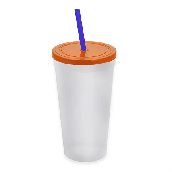 24 Oz. Stadium Cup With Straw And Lid... from ASI 40480 Koozie Group