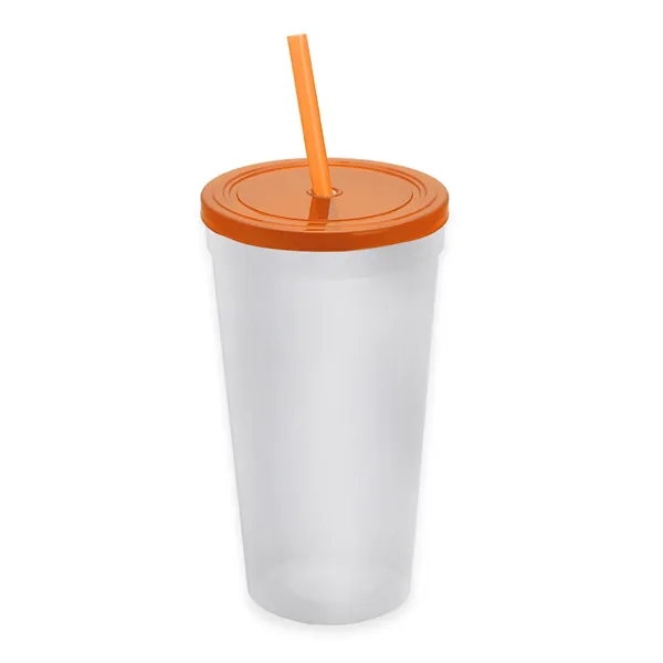 24 Oz. Stadium Cup With Straw And Lid... from ASI 40480 Koozie Group
