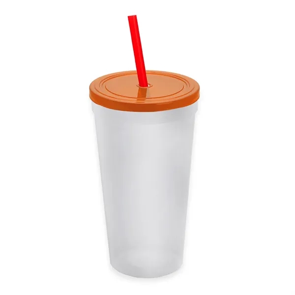 24 Oz. Stadium Cup With Straw And Lid... from ASI 40480 Koozie Group