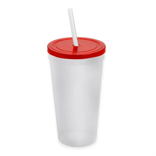24 Oz. Stadium Cup With Straw And Lid... from ASI 40480 Koozie Group