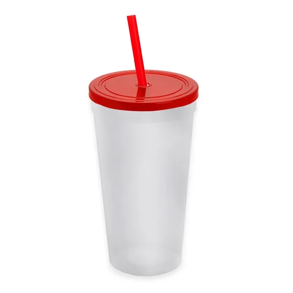 24 Oz. Stadium Cup With Straw And Lid... from ASI 40480 Koozie Group