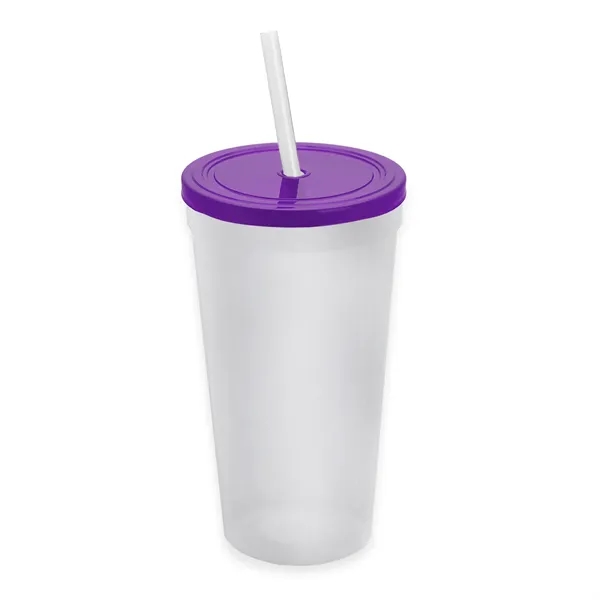 24 Oz. Stadium Cup With Straw And Lid... from ASI 40480 Koozie Group