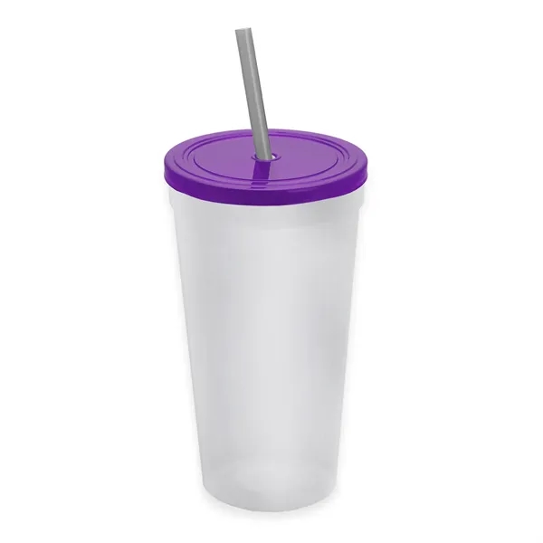24 Oz. Stadium Cup With Straw And Lid... from ASI 40480 Koozie Group