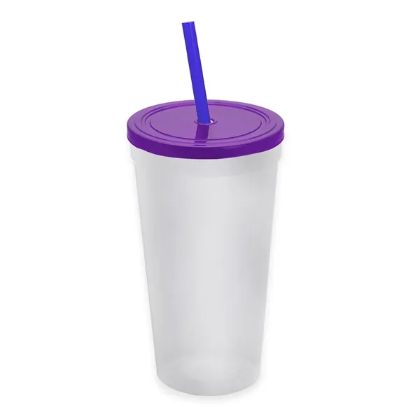 24 Oz. Stadium Cup With Straw And Lid... from ASI 40480 Koozie Group