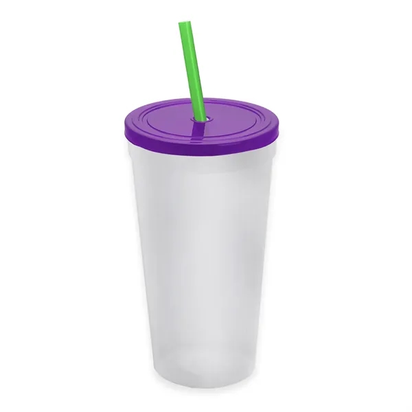 24 Oz. Stadium Cup With Straw And Lid... from ASI 40480 Koozie Group