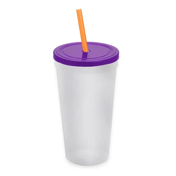 24 Oz. Stadium Cup With Straw And Lid... from ASI 40480 Koozie Group