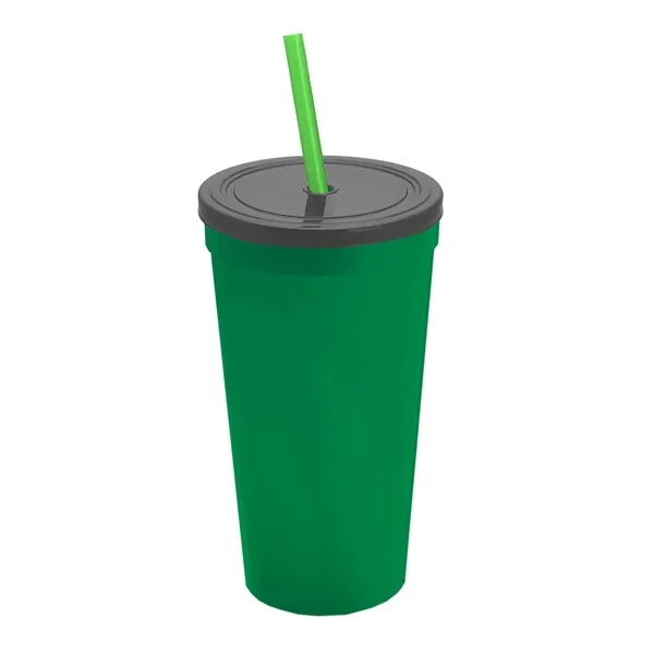 24 Oz. Stadium Cup With Straw And Lid... from ASI 40480 Koozie Group