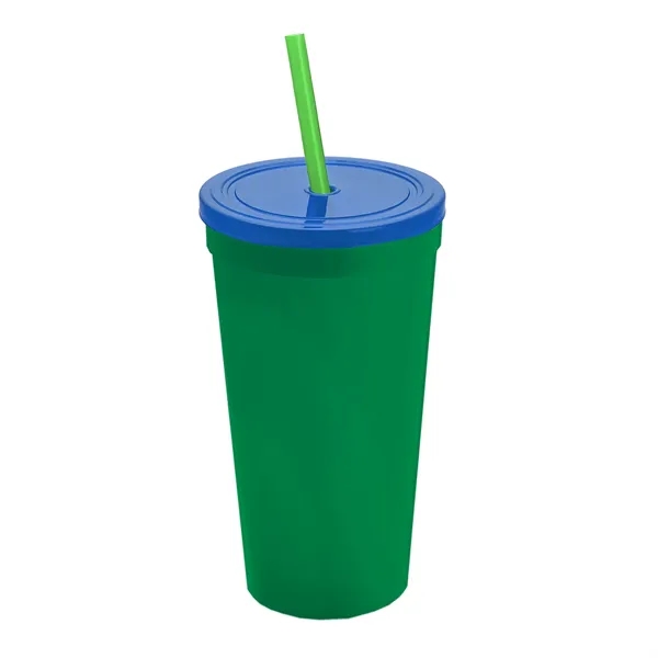 24 Oz. Stadium Cup With Straw And Lid... from ASI 40480 Koozie Group
