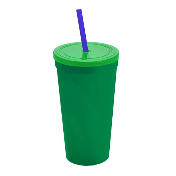 24 Oz. Stadium Cup With Straw And Lid... from ASI 40480 Koozie Group