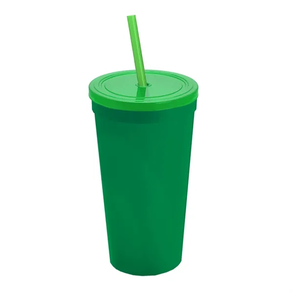 24 Oz. Stadium Cup With Straw And Lid... from ASI 40480 Koozie Group