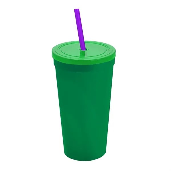24 Oz. Stadium Cup With Straw And Lid... from ASI 40480 Koozie Group