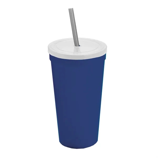 24 Oz. Stadium Cup With Straw And Lid... from ASI 40480 Koozie Group