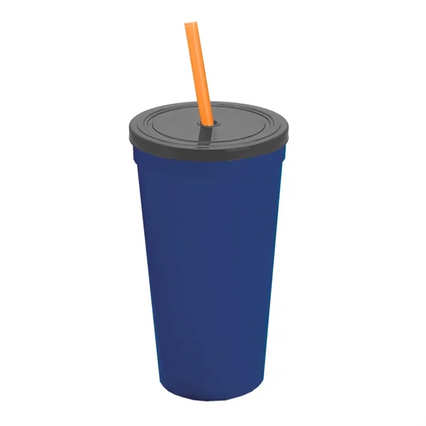 24 Oz. Stadium Cup With Straw And Lid... from ASI 40480 Koozie Group