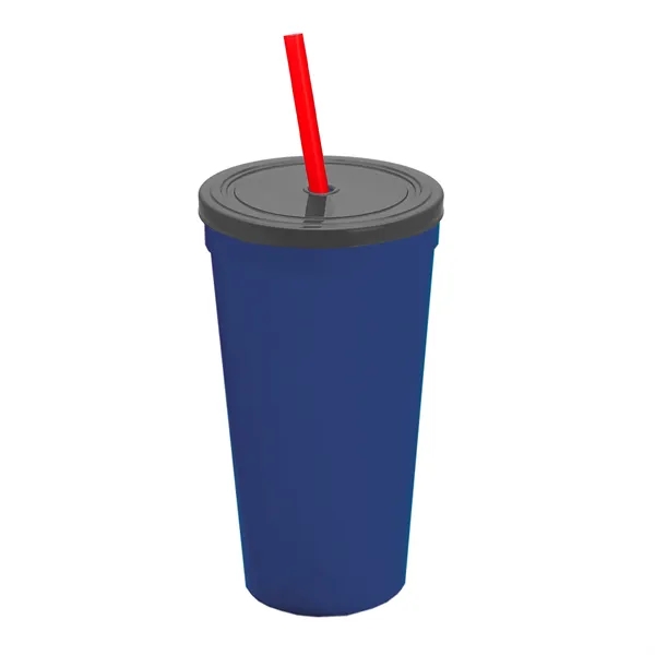 24 Oz. Stadium Cup With Straw And Lid... from ASI 40480 Koozie Group