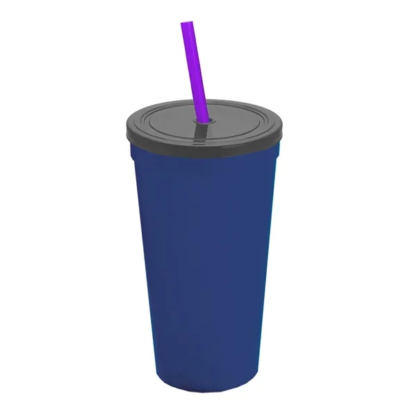 24 Oz. Stadium Cup With Straw And Lid... from ASI 40480 Koozie Group