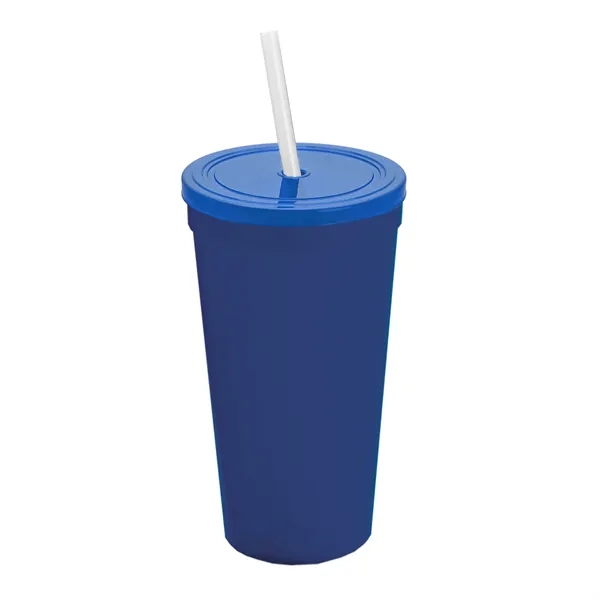 24 Oz. Stadium Cup With Straw And Lid... from ASI 40480 Koozie Group