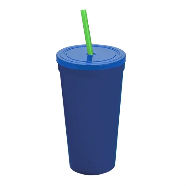 24 Oz. Stadium Cup With Straw And Lid... from ASI 40480 Koozie Group