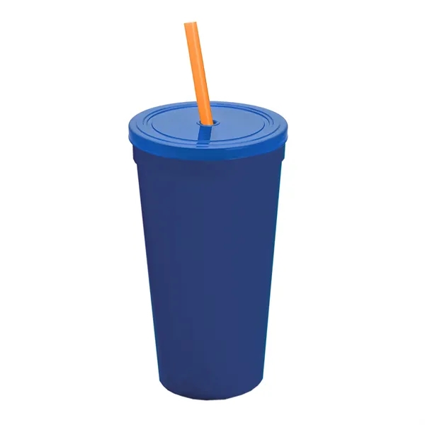 24 Oz. Stadium Cup With Straw And Lid... from ASI 40480 Koozie Group