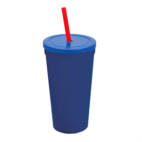 24 Oz. Stadium Cup With Straw And Lid... from ASI 40480 Koozie Group