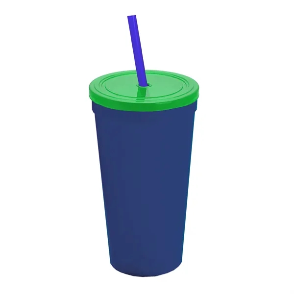 24 Oz. Stadium Cup With Straw And Lid... from ASI 40480 Koozie Group