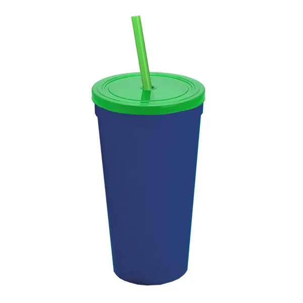 24 Oz. Stadium Cup With Straw And Lid... from ASI 40480 Koozie Group