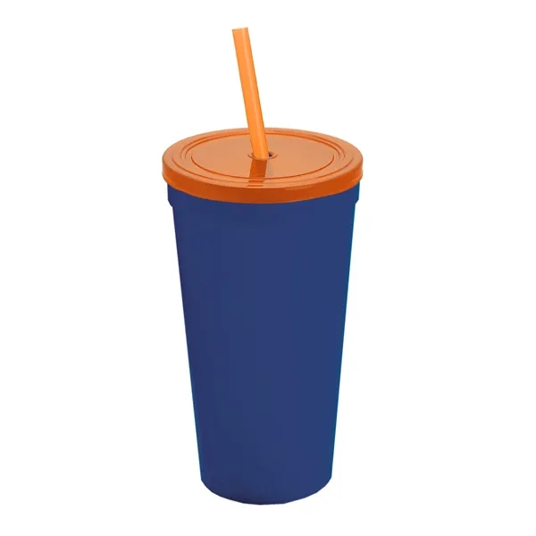 24 Oz. Stadium Cup With Straw And Lid... from ASI 40480 Koozie Group
